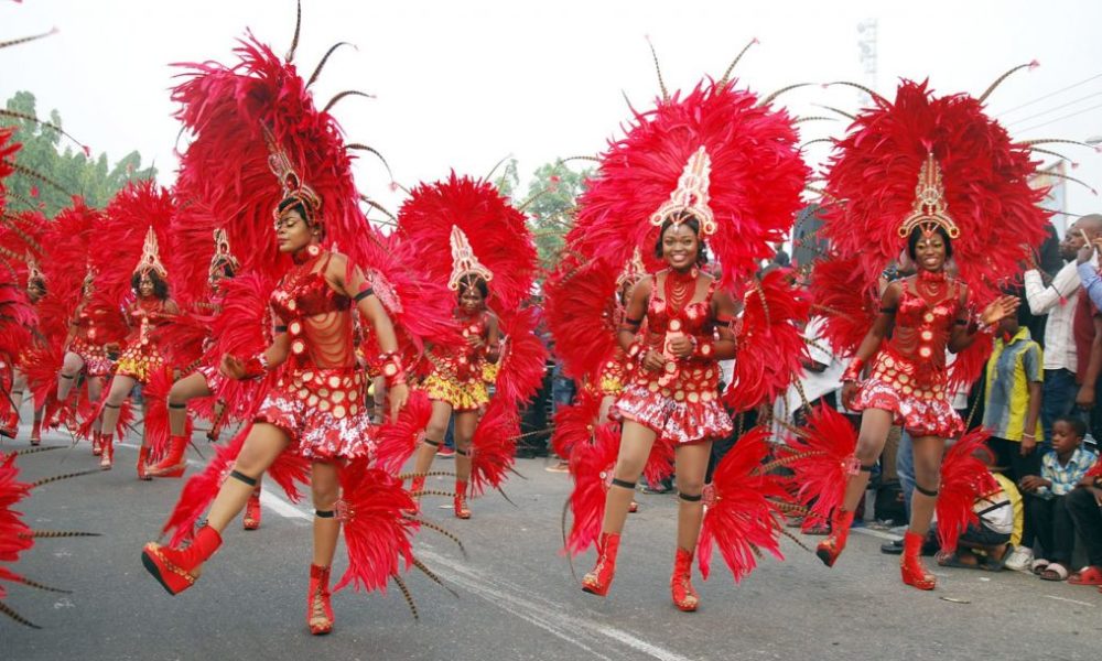 Performance during the Calabar Carnival